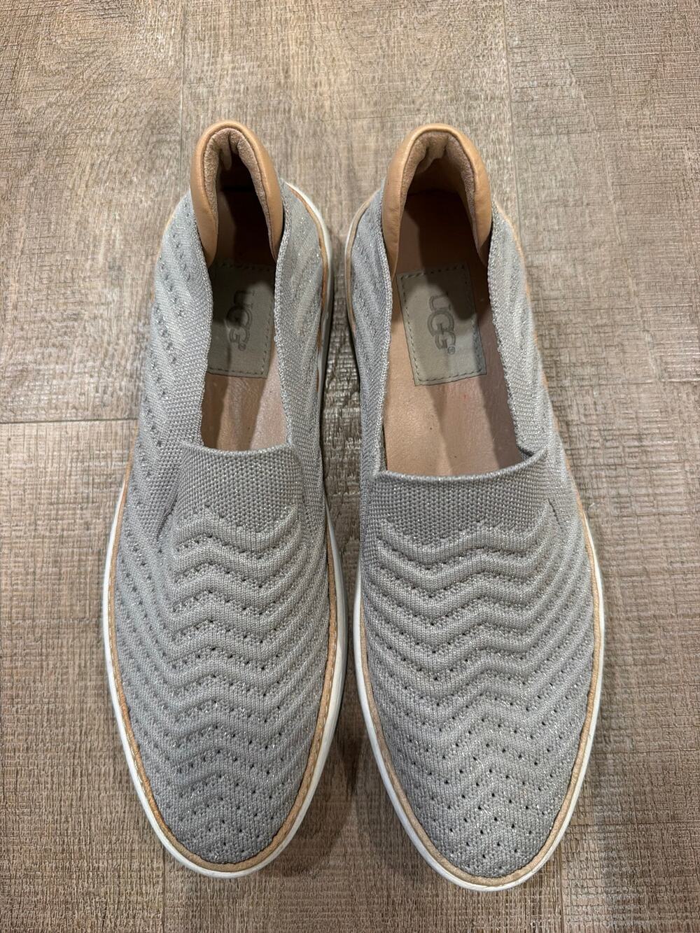 UGG Sammy Chevron Metallic Stretch Breathable Slip-On